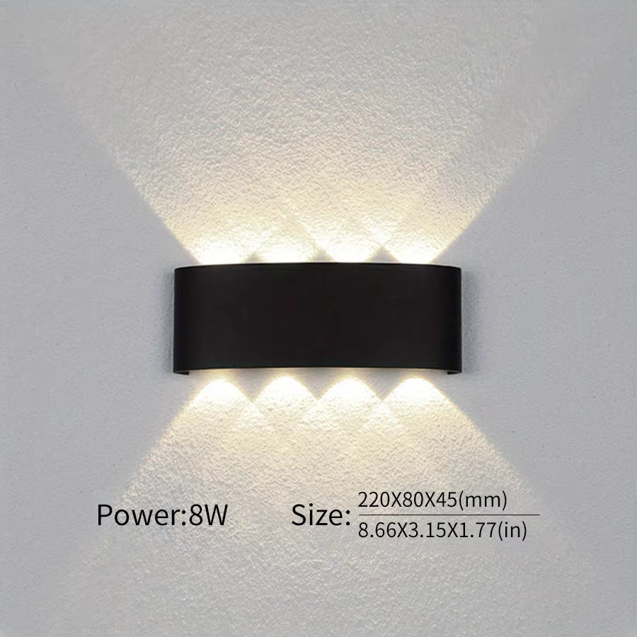 LED wall lights, suitable for indoor and outdoor corridors and gardens