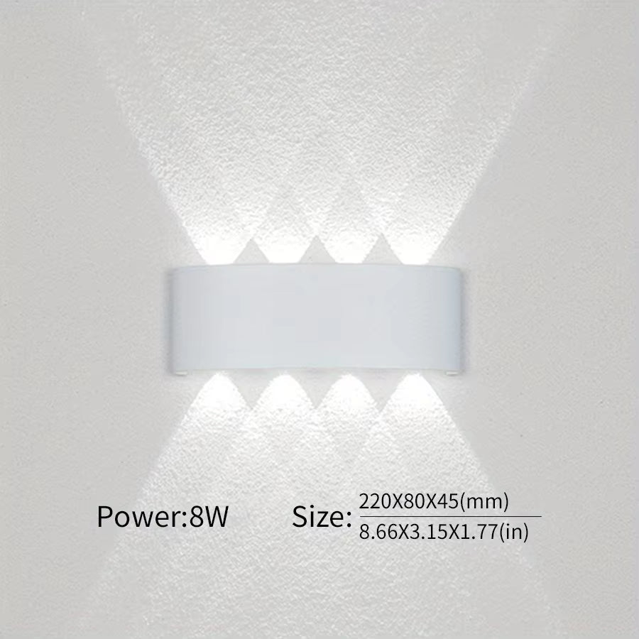 LED wall lights, suitable for indoor and outdoor corridors and gardens
